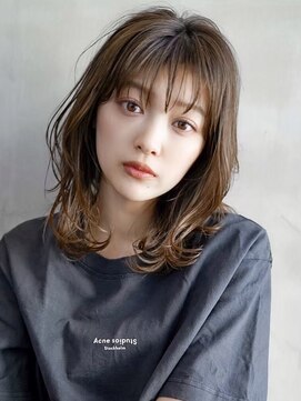 ギークス(GEEKS) 【GEEKS渋谷】ハッシュカット/冬カラー/グレージュ/ウルフ/小顔