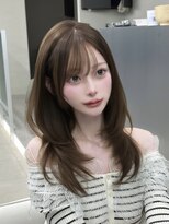 キティー サカエ(kiti SAKAE) レイヤーカット レイヤー 顔周り ハッシュカットオリーブカラー
