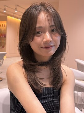 サンド ミュウ 横浜店(sand mieu) レイヤーカット/ハッシュカット/髪質改善/グレージュ/横浜