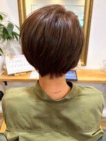 リッチ 横須賀中央店(Rich)&nbsp;白髪染め ナチュラルベージュ 大人ショート 白髪ぼかし 艶髪