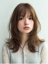 ダル 渋谷/表参道(DAL.)&nbsp;ひし形レイヤーボブ/三毛猫カラー/くびれボブ/ハッシュカット