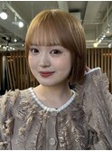 ◎タッセルカットサイドバングタンバルモリ韓国ボブ