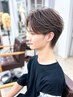『何回でもOK』フェザーパーマ＋メンズカット￥13750