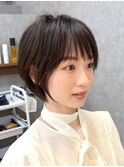 大人かわいいショートボブ