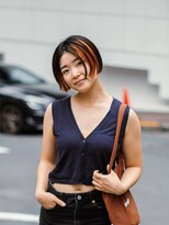 ベンジー オウン 代々木上原店(benji own)&nbsp;インナーオレンジ　アンブレラカラー　代々木上原