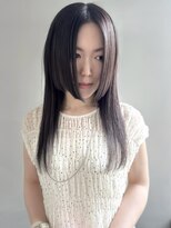 エル セルカ 高田馬場(el CERCA) バイオレットグレージュ×姫カットスタイル