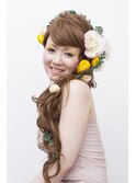 ヘアメイクRiccoブライダルパーティーヘアー