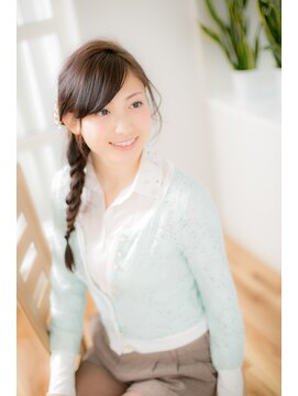 ヘアショップエヌアンドエー 久喜店(hairshop N&A) ゆるゆる四つ編みアレンジ