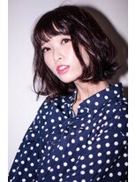 ヘア デザイン チアフル(hair design cheerful)&nbsp;外ハネ無造作ボブ