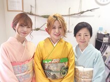 ママとお友達と家族と彼氏とヘアセット☆ペア割り２人で4600円