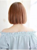 ツヤ感ワンカールボブスタイル