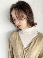 ベルビアンカ(Belle BIANCA)&nbsp;Belle BIANCA 小顔レイヤーボブ　アッシュベージュ　by.亀山