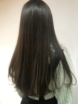 ブリス(VLISS) さらツヤロング＿オリーブカラー