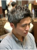メンズベリーショート　白髪染め　ヒロ銀座