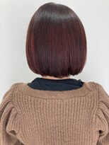 シエル 立川店(CIEL)&nbsp;【CIEL 佐藤】ワインレッド　ボブ