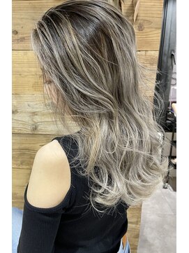 フォーク(FOLK) 恵比寿×YAMATO ホワイトミルクティーベージュ×バレイヤージュ