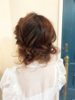 ヘアセットサロン アッシュ 神戸三宮(Ash) 女の子っぽアップスタイル