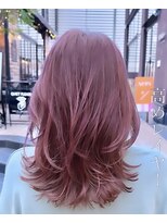 モアナ バイ ヘッドライト 沖縄南風原店(Moana by HEADLIGHT)&nbsp;Moana【南風原】#ピンクベージュ#ダブルカラー#髪質改善