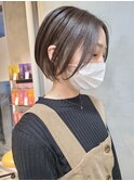 大人ショートボブ/インナーカラー/イルミナカラー/ミルクティー