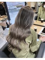 ラフ 難波店(LAFF)&nbsp;#黒髪#ボブルフ#ネビージュ#小顔#ワンレン