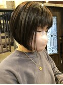 美シルエットショートボブ