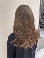 アース コアフュールボーテ 川中島店(EARTH coiffure beaute)&nbsp;ミルクティーベージュダブルカラーケアブリーチ透明感