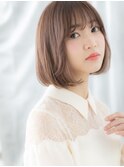 耳掛けも◎ウザバング前下がりツヤ髪大人ボブb古河20代30代40代