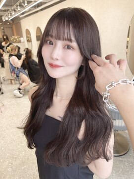 ラルムバイシー 新宿(LARME by Sea) 韓国風顔まわり×ワンホン【新宿/髪質改善】おくれ毛.レイヤー