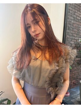 サロンドゥユウ(salon de yu) salon de yu/松原 加奈☆A/Wパープルピンクカラー天神大名