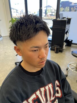 ラッドバイプティパ(rad...by petit-pas) 束感ショートフェード/水戸/メンズショート/束感/フェード