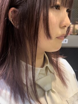 ディンプル 越谷駅前(DiMPlE) 大人かわいいロング、エアリーロング、姫カット、ピンクカラー