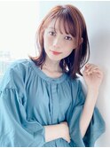 大人ボブ*くびれボブ*外ハネボブ*結べるボブ*前髪あり*丸顔2