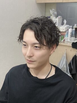 アクトスタイリッシュヘアー 知立(Act stylish hair) メンズ73分けツイストスパイラルパーマゆるふわもギラギラにも