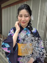 ベリッシモ(Bellissimo)&nbsp;浴衣ヘア　サイド　編みおろし