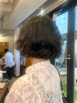 テテコケット(tete coquette)&nbsp;【若松 詩季】ボブ/ニュアンスパーマ/ブリーチなしカラー