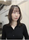 ぱつっと×顔まわりレイヤー