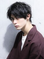 ルーム 辻堂(Rm)&nbsp;作り込まないワックスなし風シャドウパーマセンターパート微分け