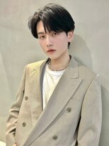 グロー オオミヤ アネックス 大宮(GLROW OMIYA ANNEX)&nbsp;韓国マッシュ×メンズセンターパート黒髪[大宮]