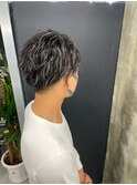 波巻きツイストスパイラルパーマ/フェザーパーマ/眉毛/メンズ