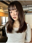 【あきら】レイヤーカット顔まわりレイヤーミディアム