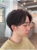 メンズ×フェザーパーマ