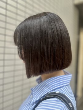 ラウレア(LAULEA) 切りっぱなしボブ/ボブカット/ボブ/ストレートパーマ/縮毛矯正