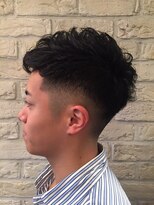 グラッドバーバードットエビス 恵比寿(GLAD BARBER. EBISU)&nbsp;サーフカール/スパイキーショート/ブルーブラック[恵比寿]