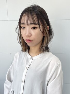 ミモラ(mimola) インナーカラー/インナーベージュ/コントラストカラー