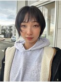 【晴音】ショートウルフ/顔周りレイヤー/艶髪/20代/博多