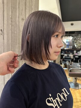 ダブ アオヤマ(DaB AOYAMA) ブリーチ一回でできるラベンダーグレージュ