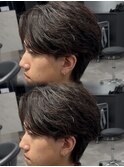 フェザーパーマ/フェザーショート/毛流れパーマ/緩めパーマ