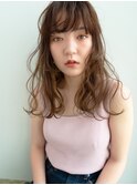 レイヤーカット　ハイライト　インナーカラー　イルミナ　韓国