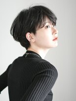インセプション 銀座(INCEPTION)&nbsp;切りっぱなしショート・ボブ/絶壁解消/前髪なし/40代/30代/丸顔