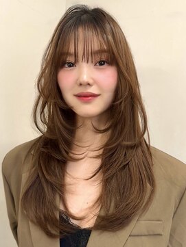 アビー(ABBEY3) レイヤーカットミディアムレイヤー顔まわり銀座ハイレイヤー